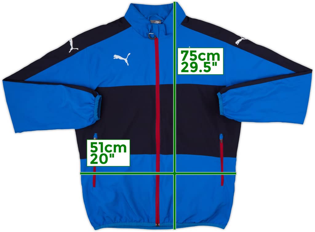 2015-16 Rangers Puma Track Jacket - 8/10 - (M)