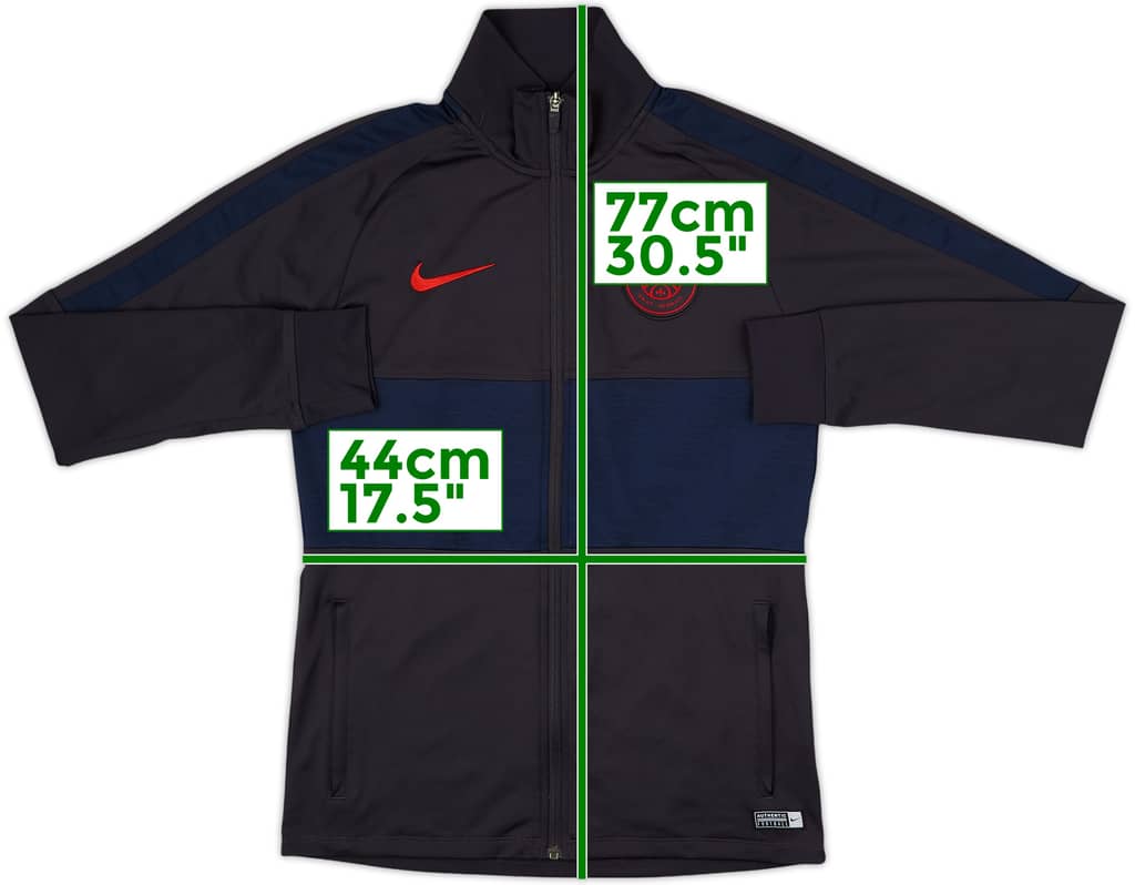 2019-20 Paris Saint-Germain Nike Track Jacket - 8/10 - (S)