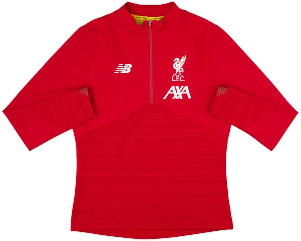 2019-20 Liverpool New Balance 1/4 Zip Drill Top - 8/10 - (M)