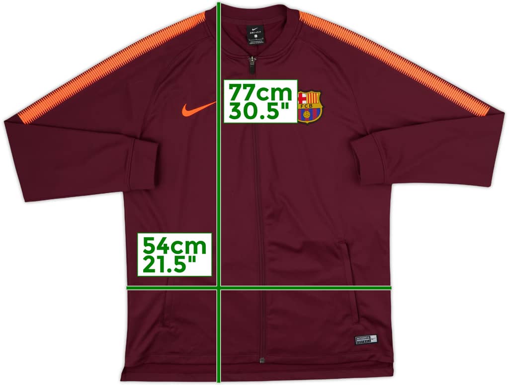 2017-18 Barcelona Nike Track Jacket - 8/10 - (L)