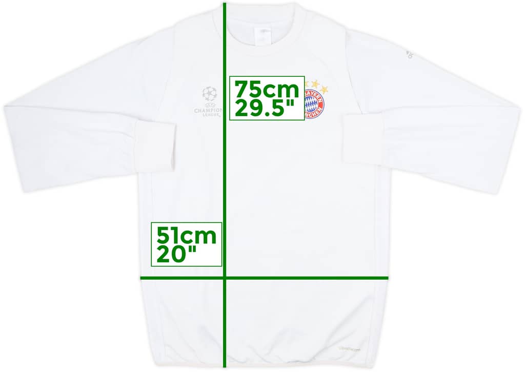 2016-17 Bayern Munich adidas CL Sweat Top - 7/10 - (M)
