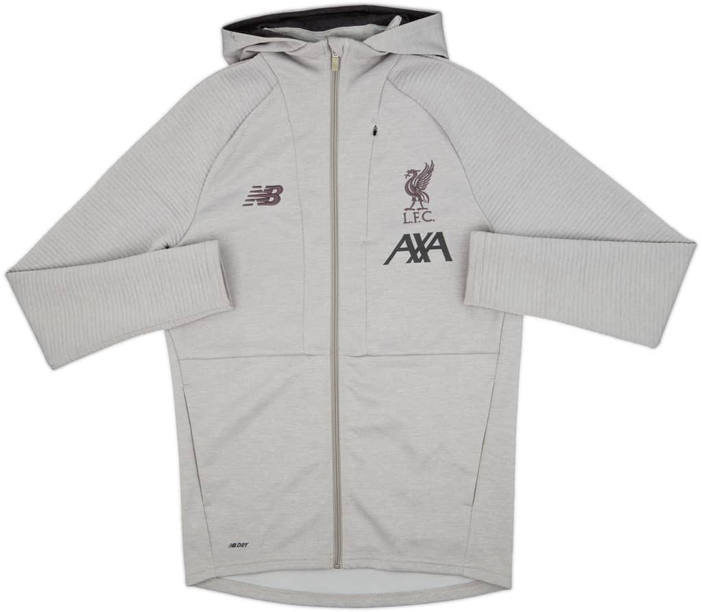 2019-20 Liverpool New Balance Hooded Track Jacket - 8/10 - (S)