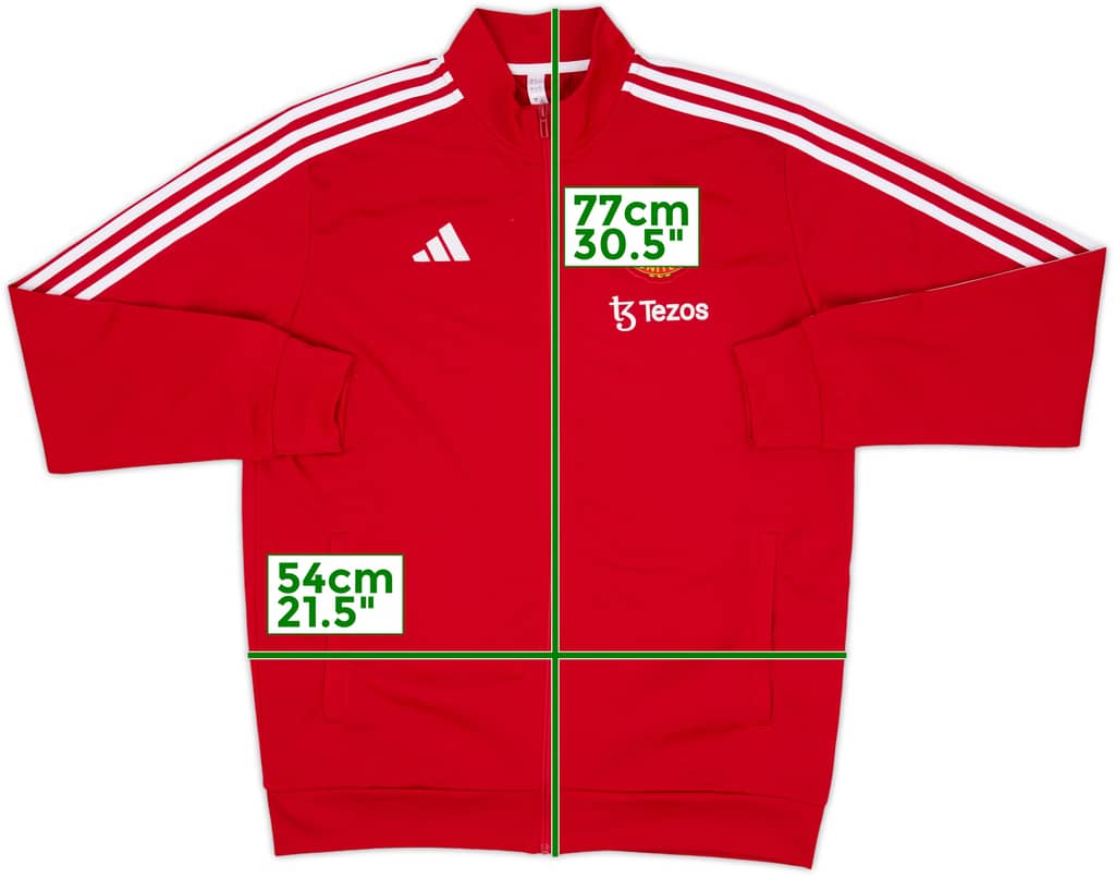 2025-26 Manchester United adidas DNA Track Jacket - 10/10 - (L)