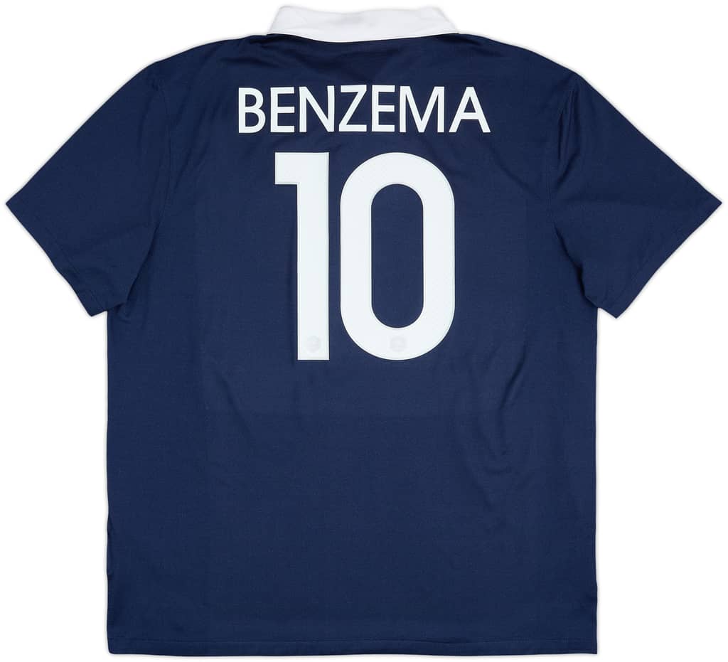 2014-15 France Home Shirt Benzema #10 - 6/10 - (S)