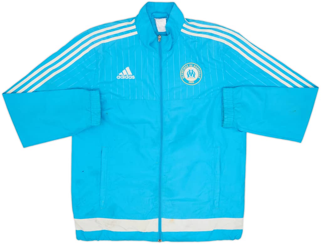 2015-16 Olympique Marseille adidas Track Jacket - 5/10 - (M)