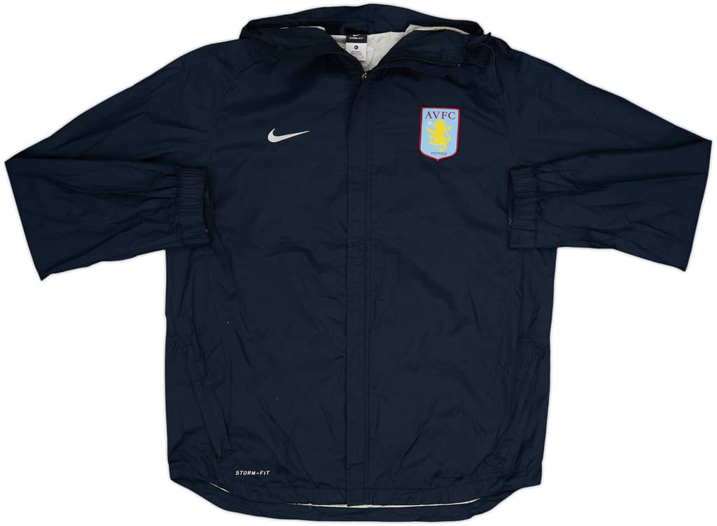 2010-11 Aston Villa Nike Hooded Rain Jacket - 7/10 - (XL)
