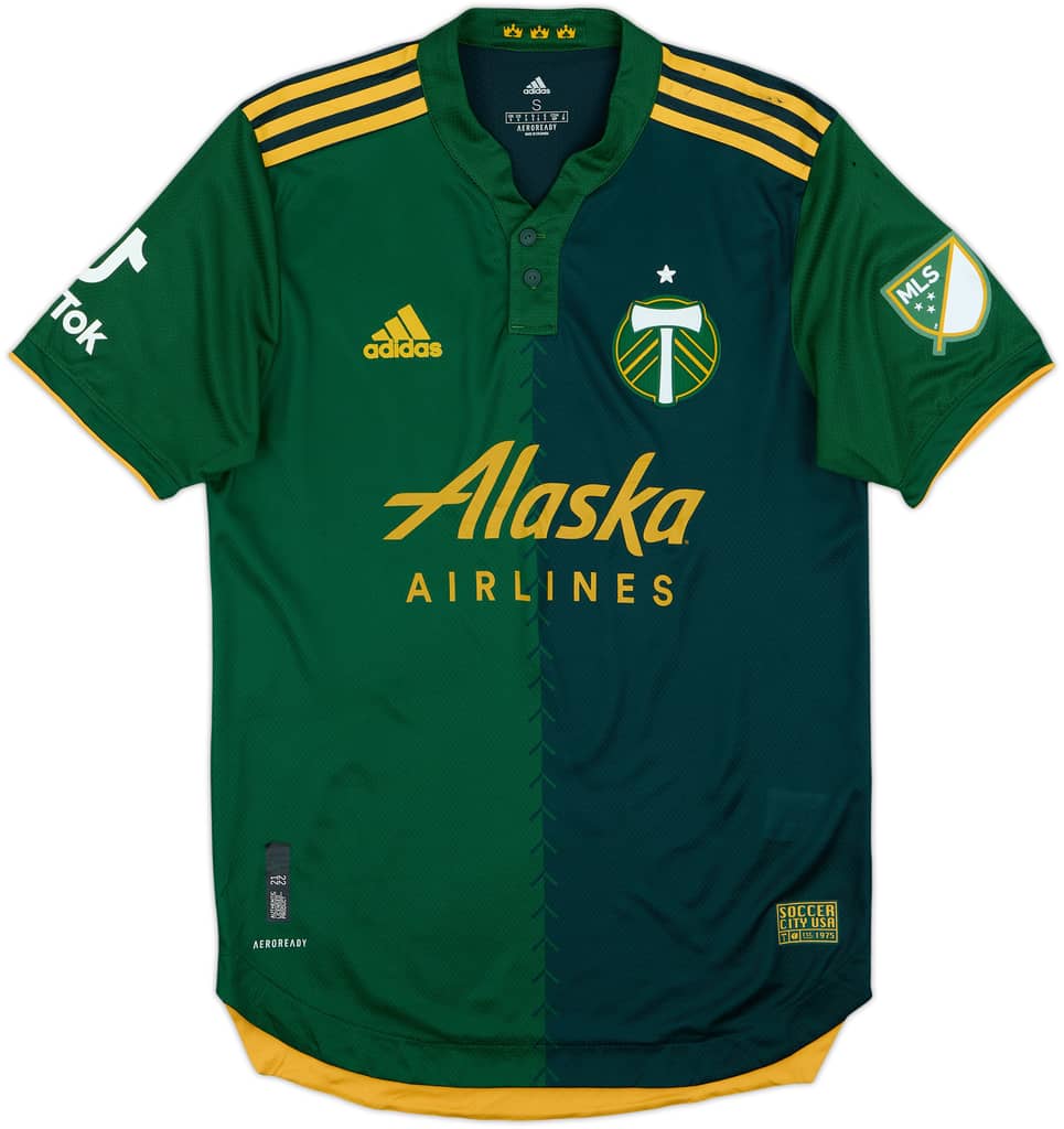 2021-22 Portland Timbers Authentic Home Shirt - 7/10 - (S)