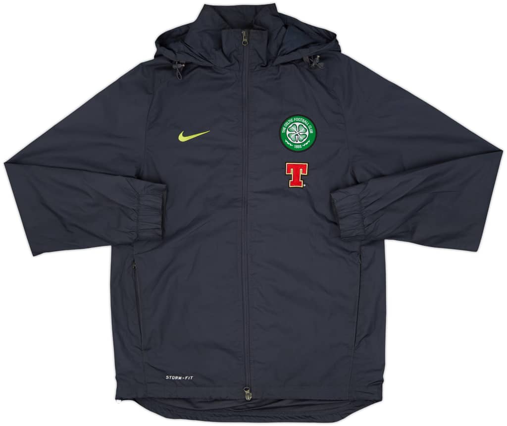 2010-11 Celtic Nike Hooded Rain Jacket - 9/10 - (S)