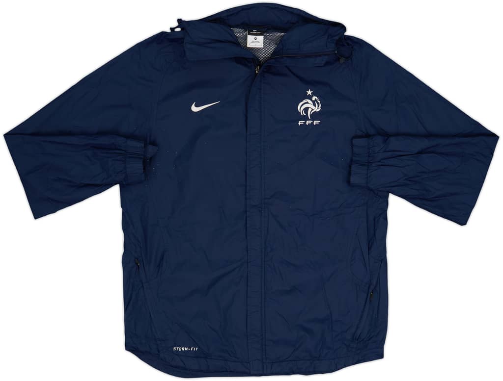 2011-12 France Nike Hooded Rain Jacket - 7/10 - (M)