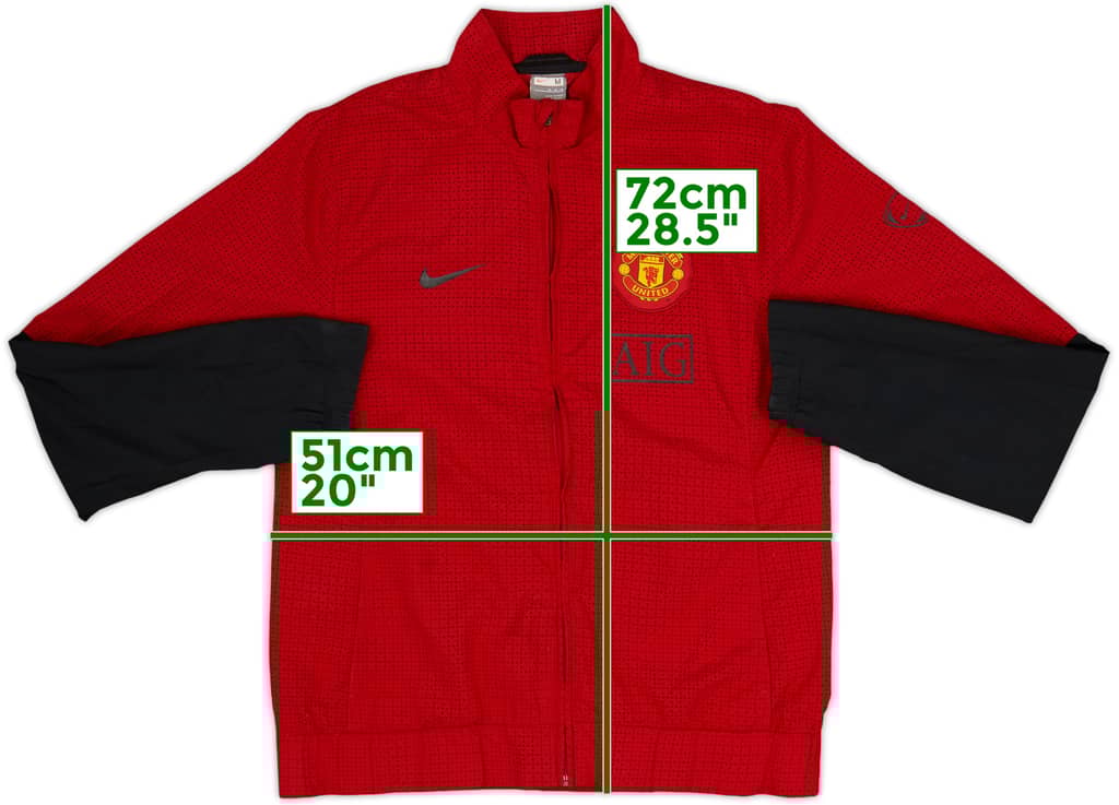 2009-10 Manchester United Nike Track Jacket - 9/10 - (M)