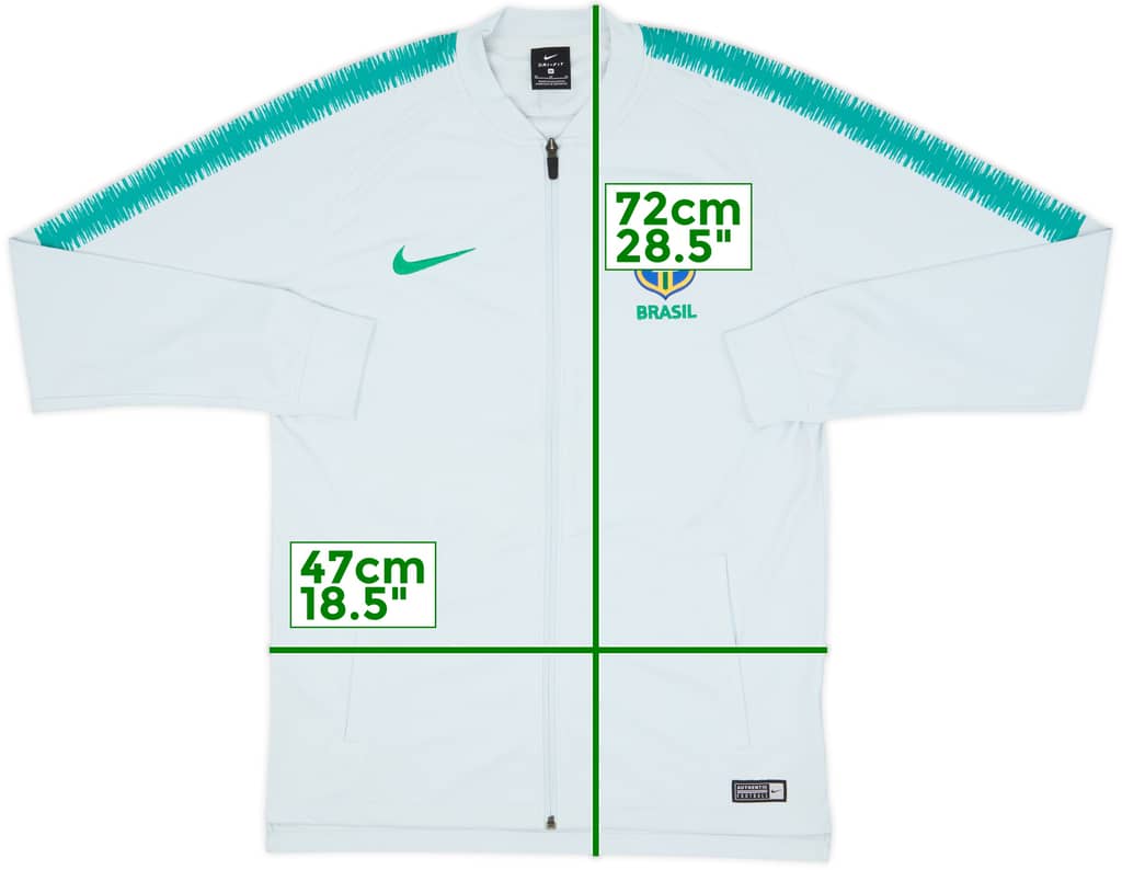 2018-19 Brazil Nike Track Jacket - 7/10 - (M)