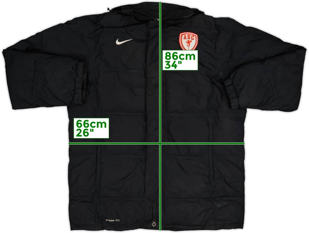 2013-14 AS Cannes Nike Padded Bench Coat - 7/10 - (L)