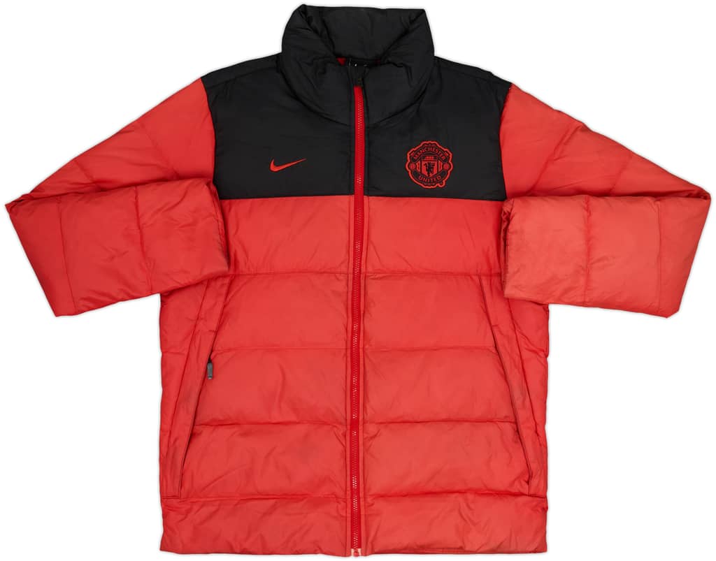 2011-12 Manchester United Nike Padded Bench Coat - 9/10 - (L)
