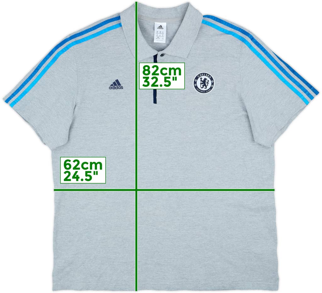 2012-13 Chelsea adidas Polo Shirt - 9/10 - (XXL)