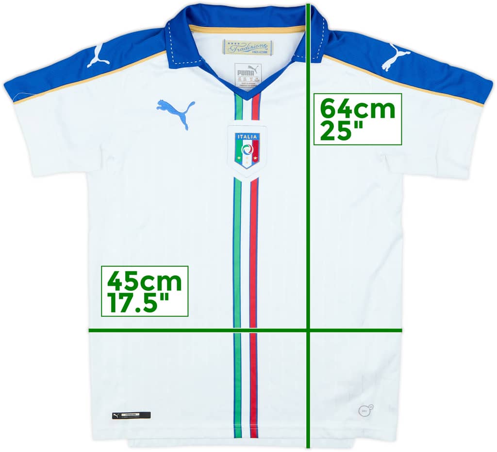 2016-17 Italy Away Shirt - 9/10 - (L.Boys)