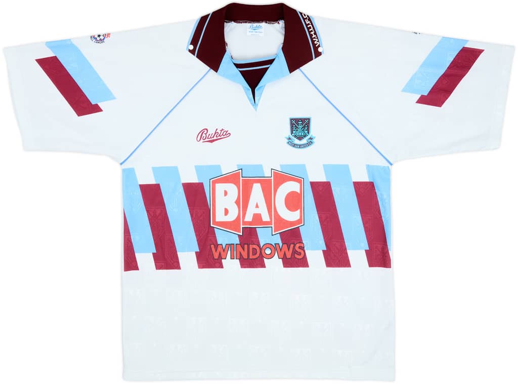 1991-92 West Ham United Third Shirt - 9/10 - (L)