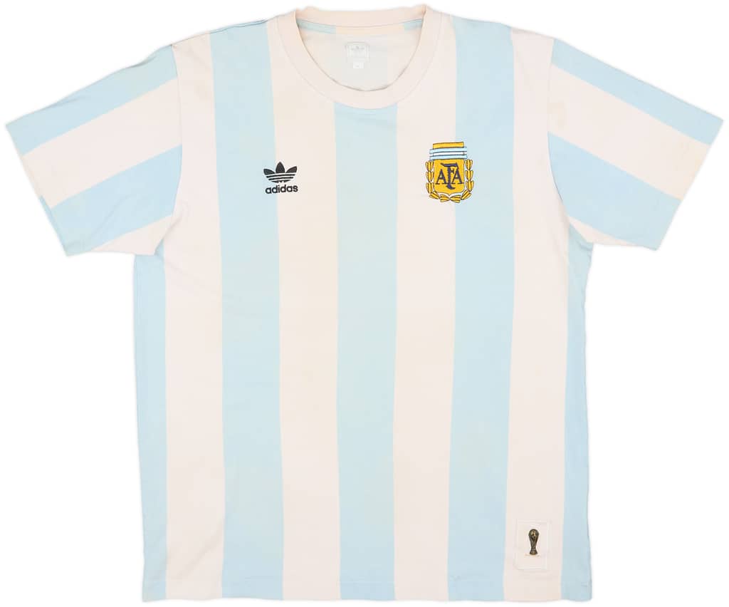2005-06 Argentina adidas Originals Retro Tee - 5/10 - (M)