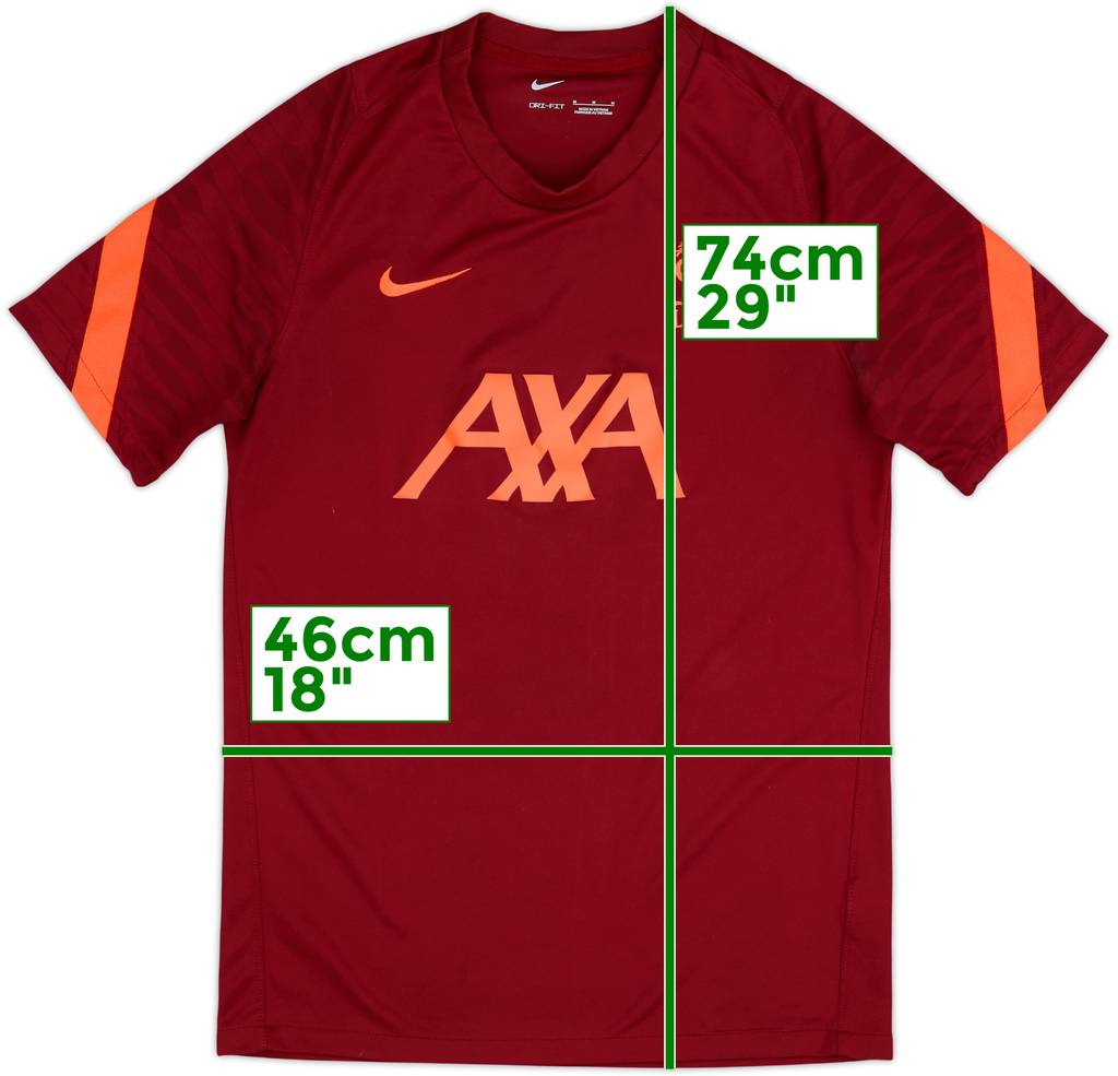 2021-22 Liverpool Nike Training Shirt - 7/10 - (M)
