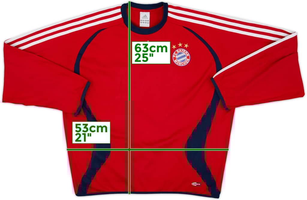 2006-07 Bayern Munich adidas Sweat Top - 8/10 - (M/L)