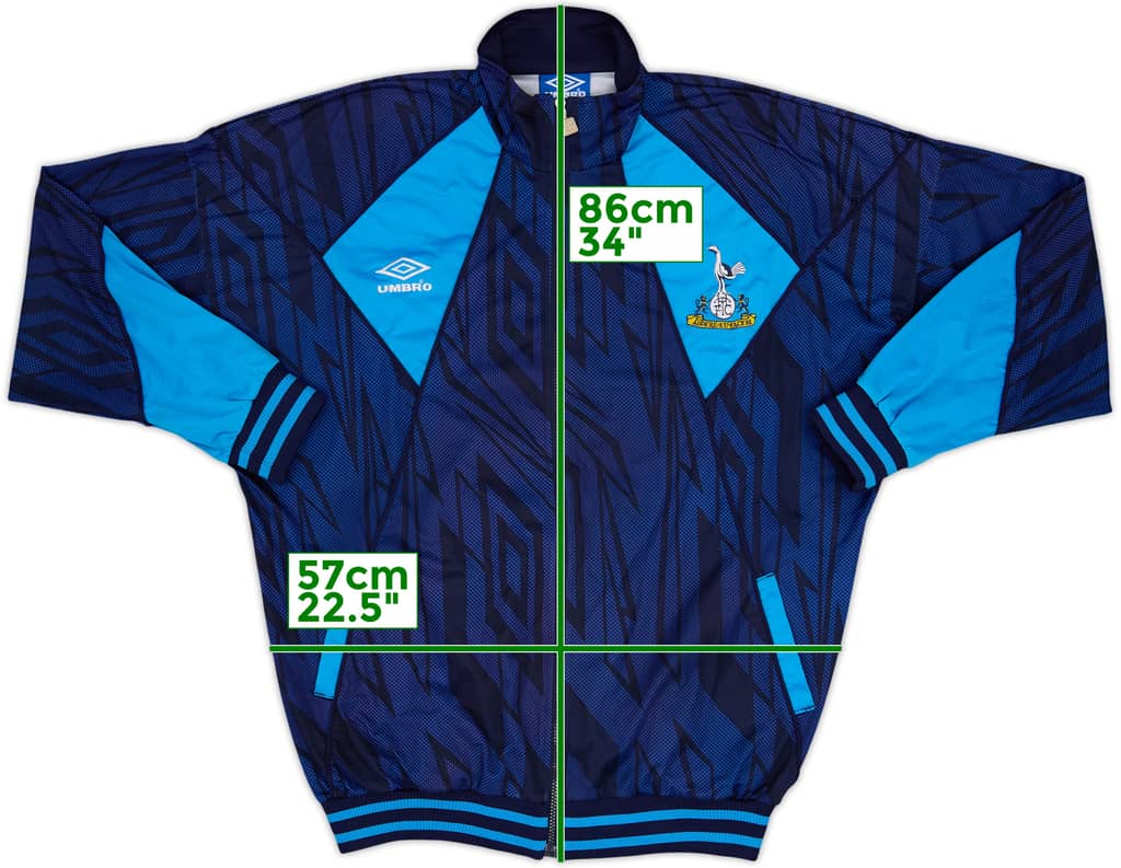 1993-94 Tottenham Umbro Track Jacket - 8/10 - (XL)