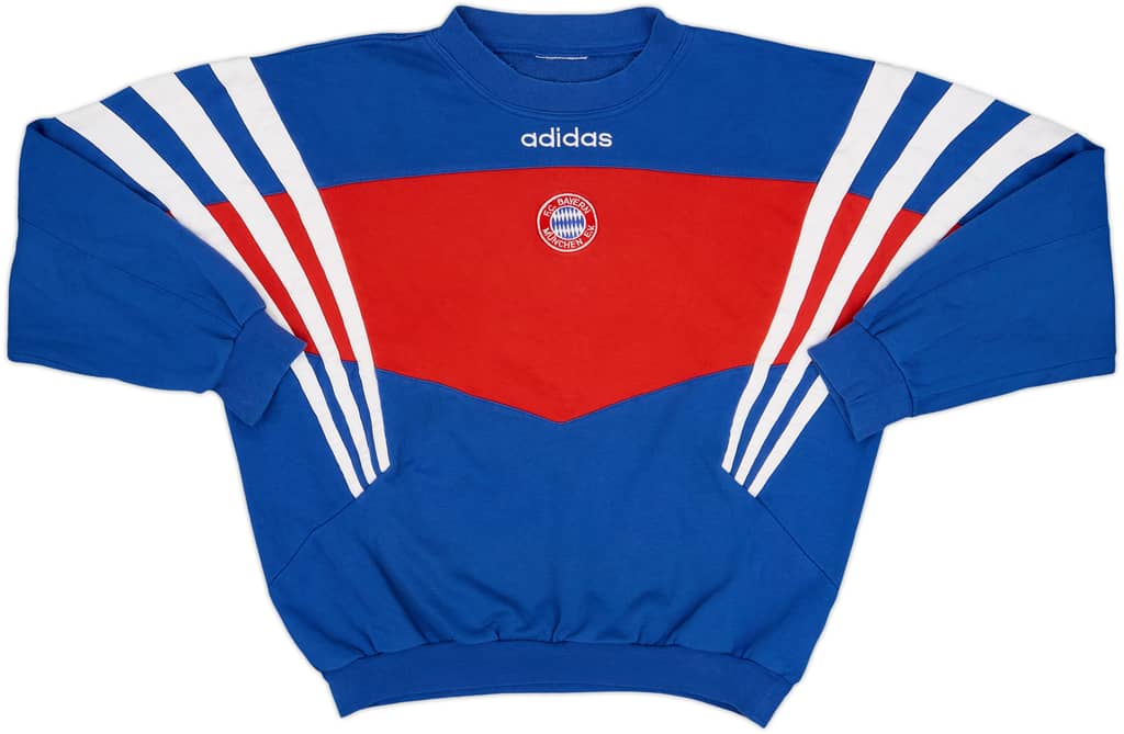 1995-96 Bayern Munich adidas Sweat Top - 8/10 - (M/L)