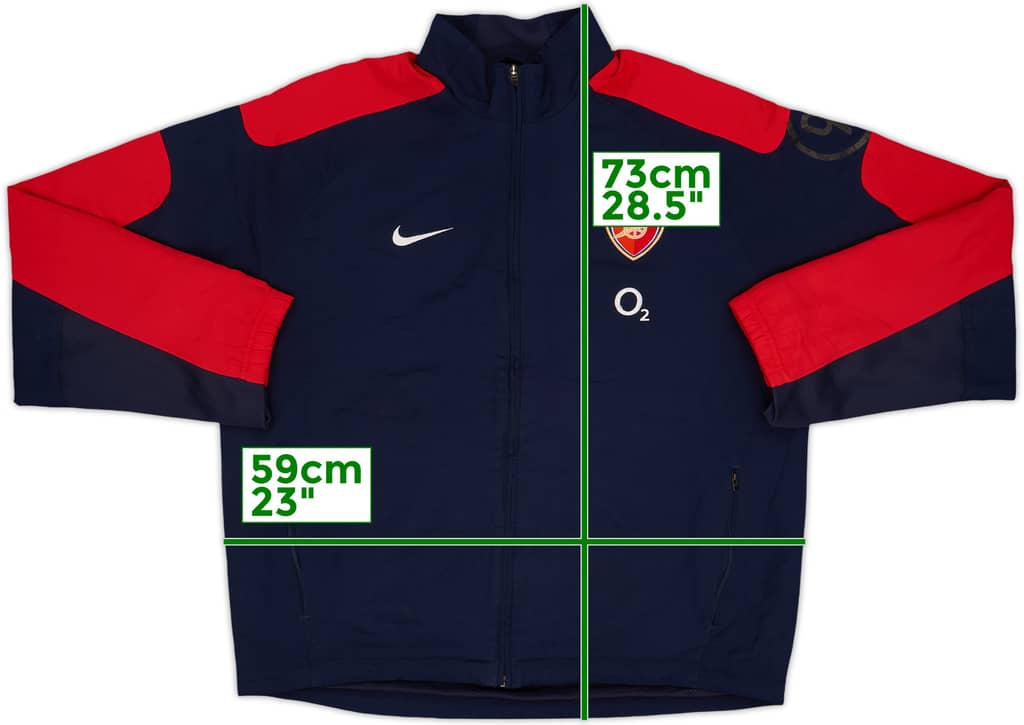 2005-06 Arsenal Nike Track Jacket - 8/10 - (M)