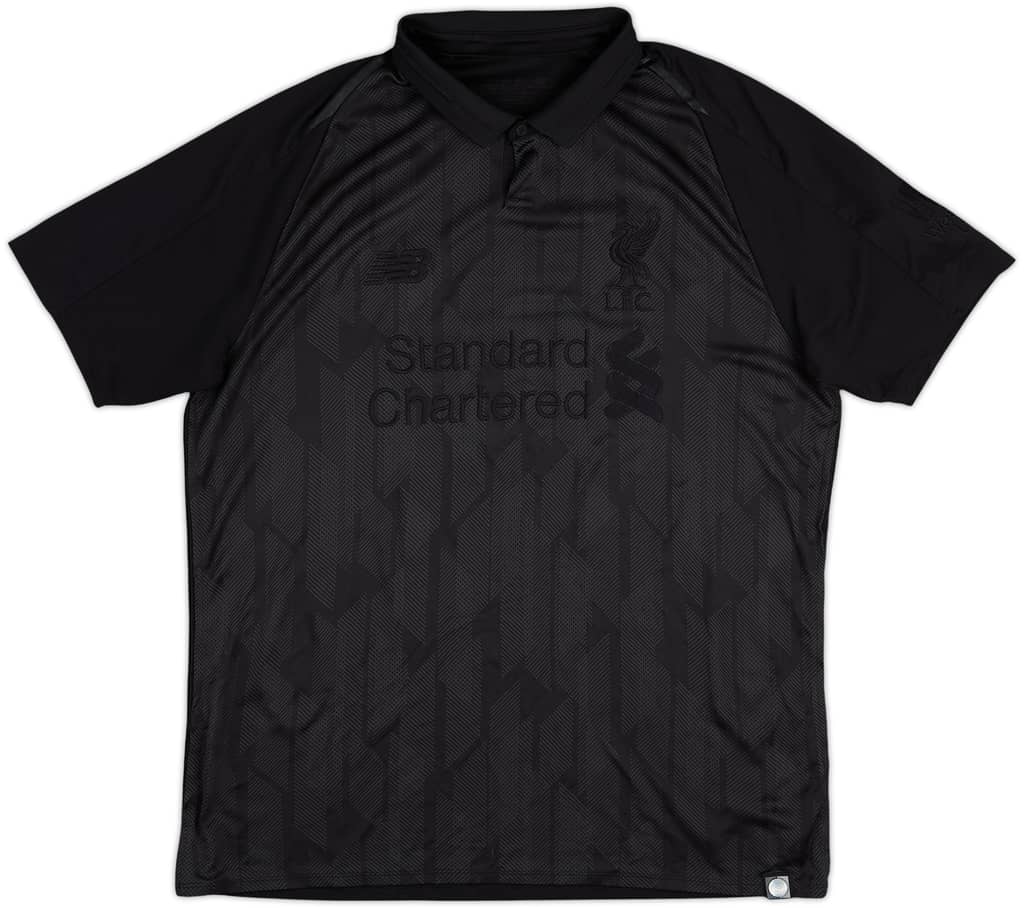 2018-19 Liverpool Blackout Shirt - 8/10 - (L)