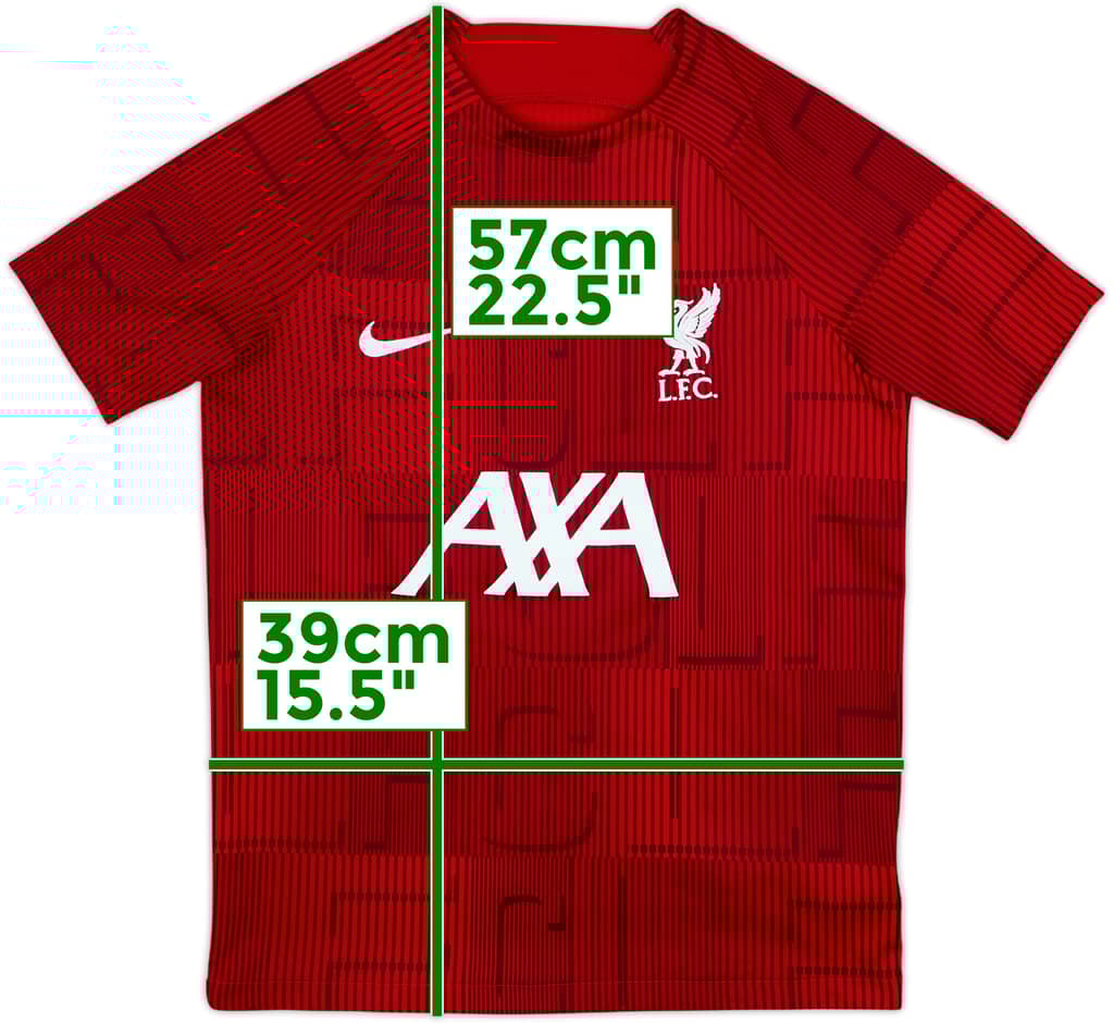 2023-24 Liverpool Nike Training Shirt - 10/10 - (M.Boys)