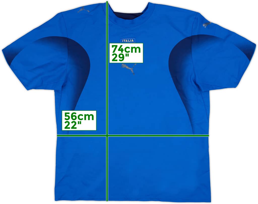 2006 Italy Home Shirt - 4/10 - (L)