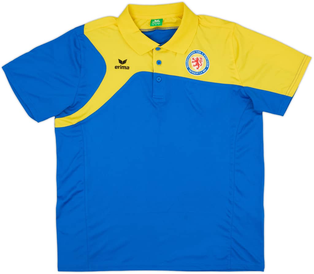 2017-18 Eintracht Braunschweig Erima Polo Shirt - 9/10 - (L)