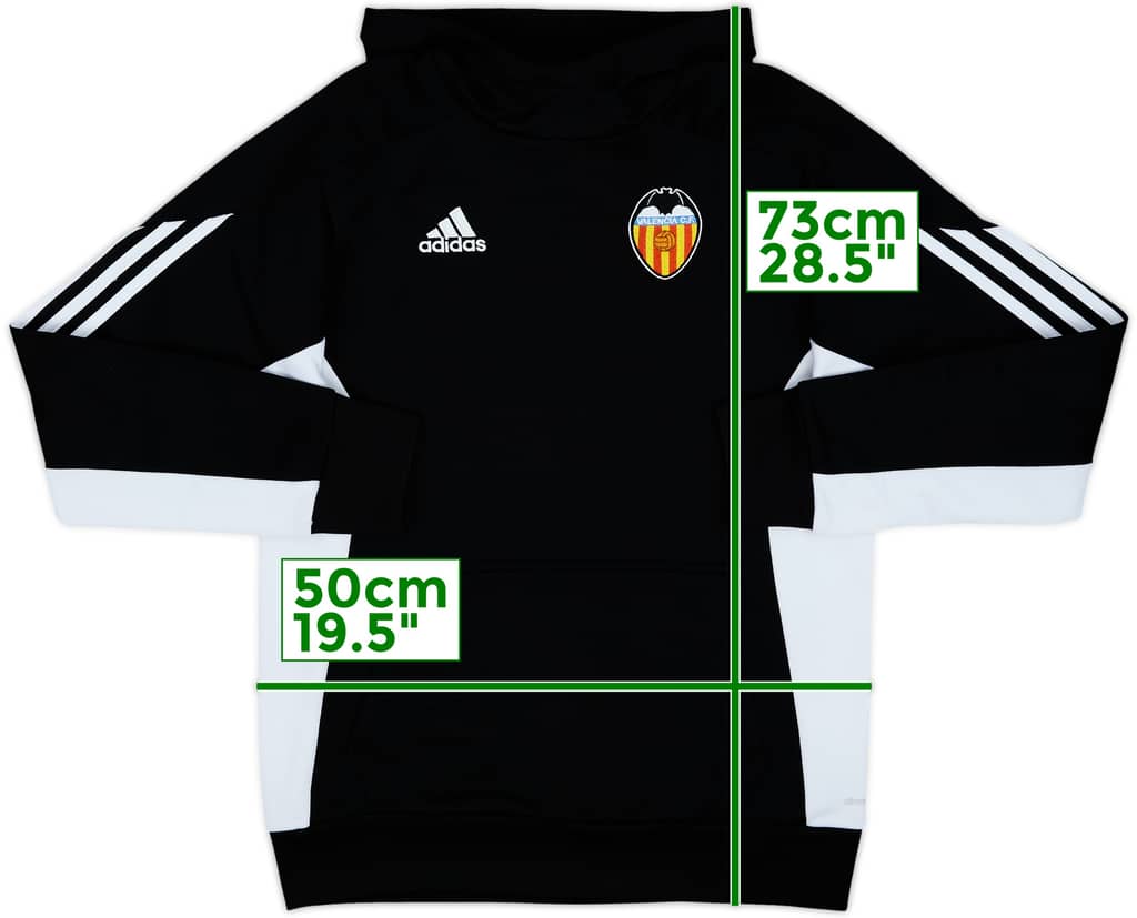 2017-18 Valencia adidas Hooded Top - 6/10 - (S)