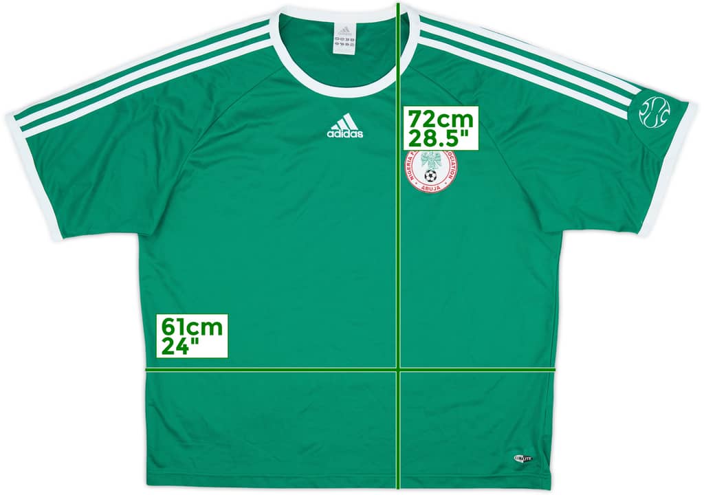 2006-08 Nigeria Basic Home Shirt - 9/10 - (XXL)
