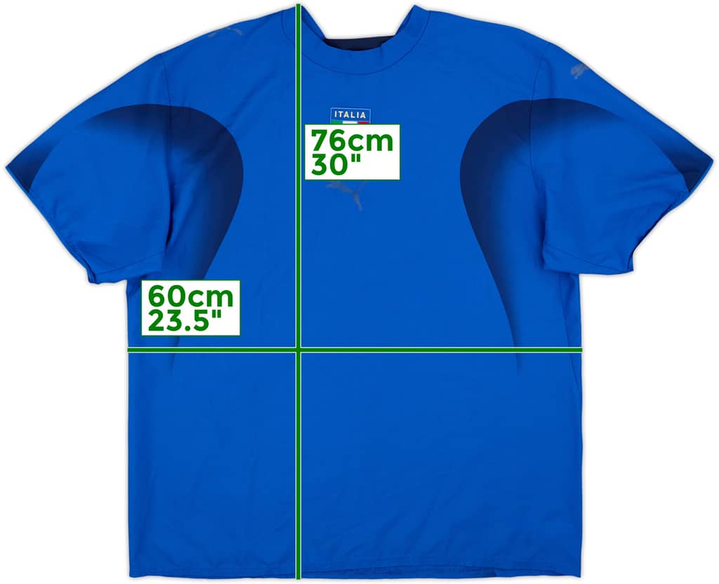 2006 Italy Home Shirt - 4/10 - (XL)