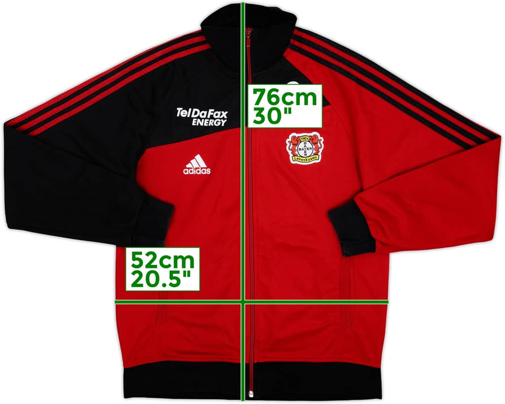 2008-09 Bayer Leverkusen Player Issue adidas Track Jacket #8 (R. Augusto) - 7/10 - (M)