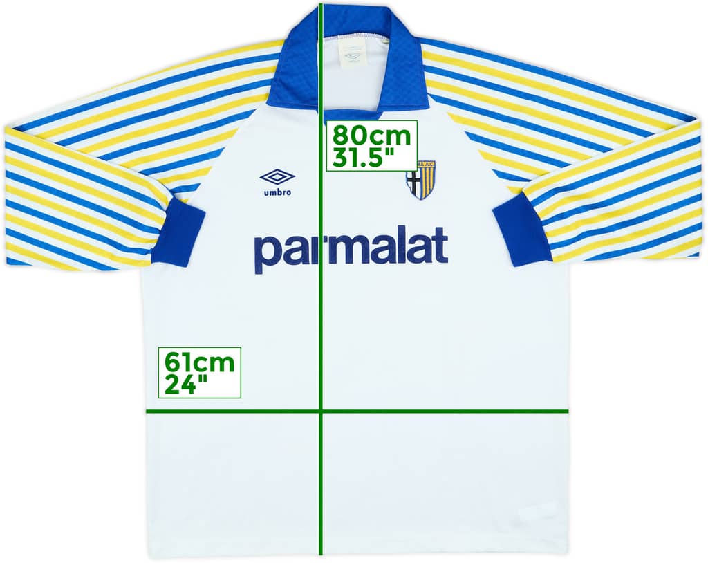 1989-90 Parma Home L/S Shirt - 8/10 - (XL)