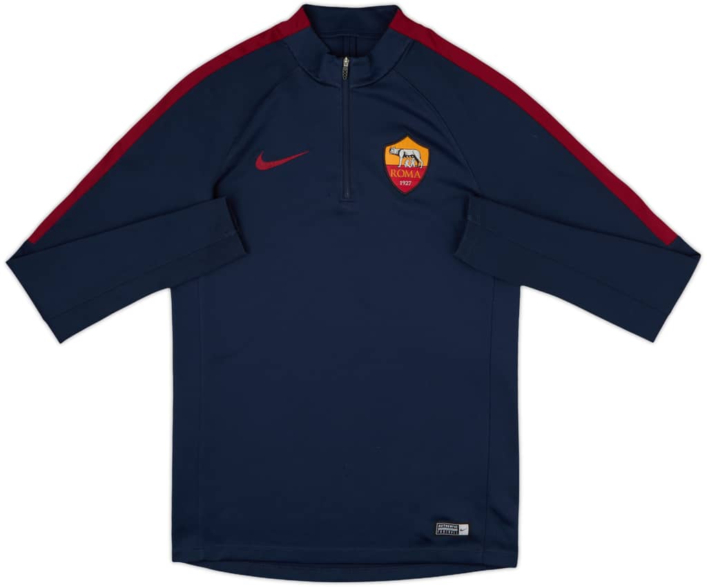 2016-17 Roma Nike 1/4 Zip Drill Top - 7/10 - (S)