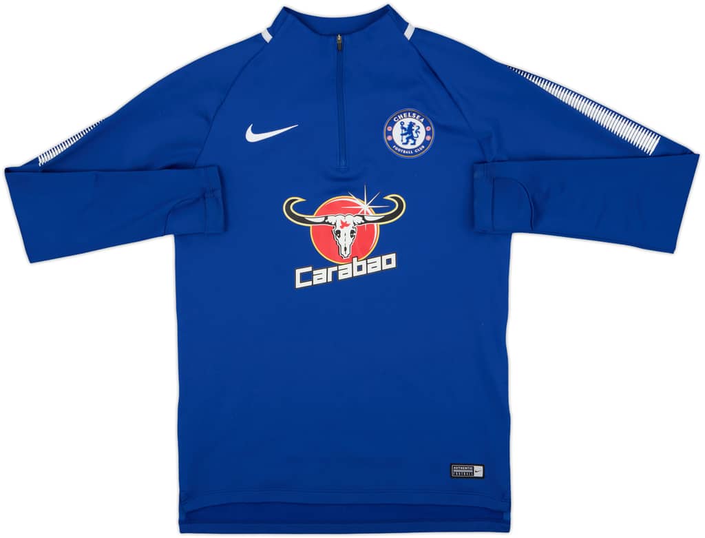 2017-18 Chelsea Nike 1/4 Zip Drill Top - 9/10 - (S)