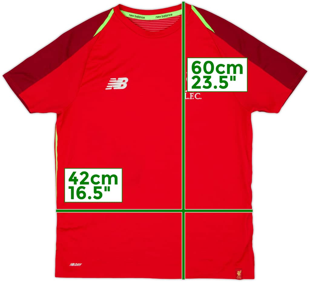 2018-19 Liverpool New Balance Training Shirt - 7/10 - (L.Boys)