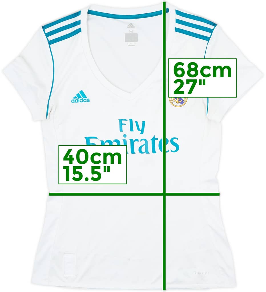 2017-18 Real Madrid Home Shirt - 6/10 - (Women's M)