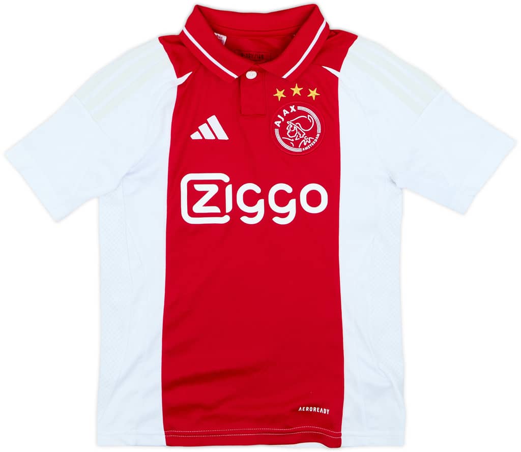 2024-25 Ajax Home Shirt - 10/10 - (S.Boys)