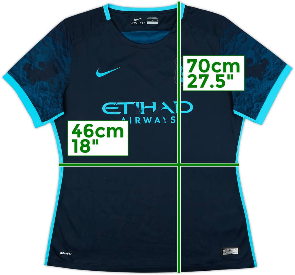 2015-16 Manchester City Away Shirt - 5/10 - (Women's L)