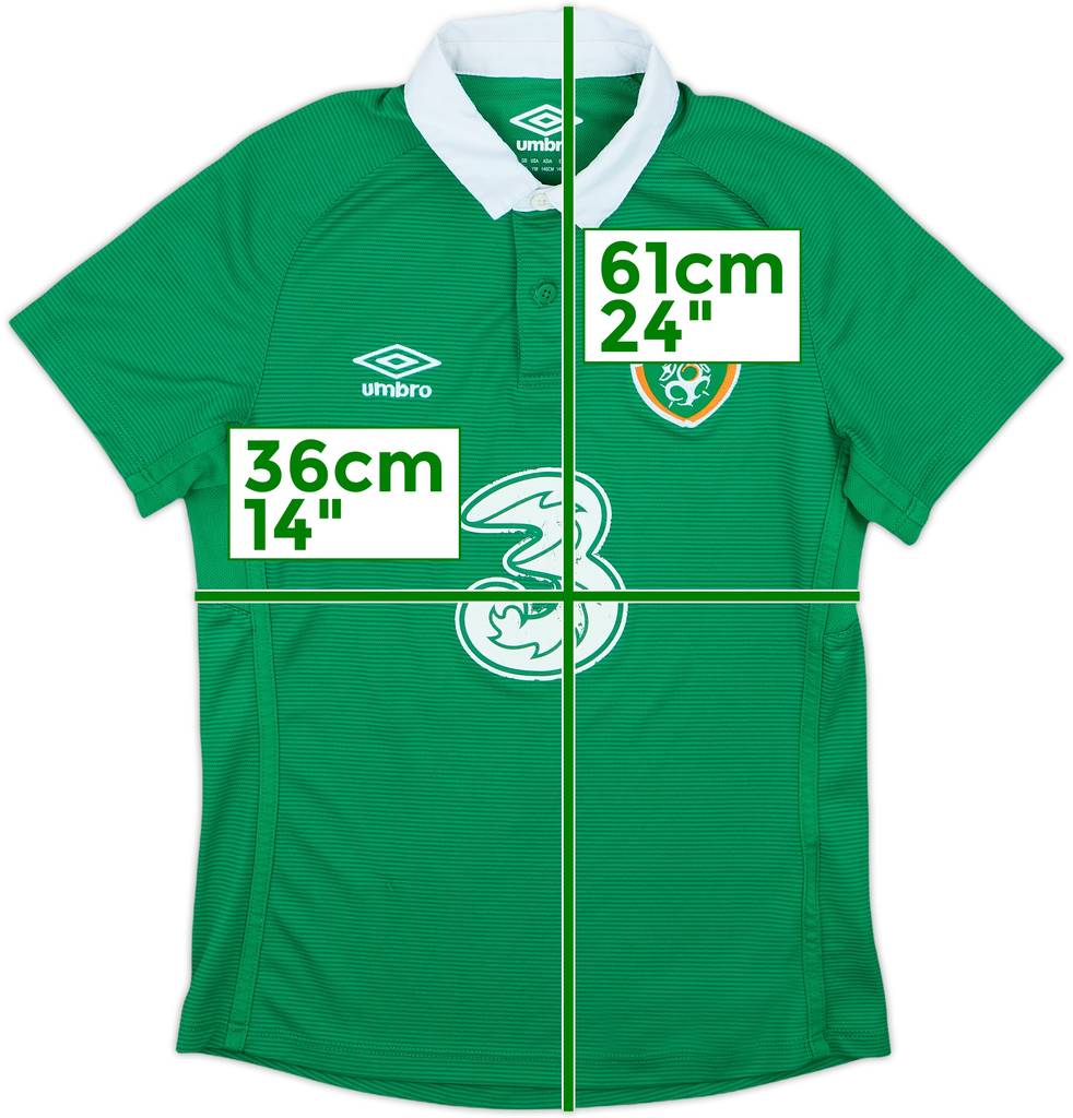 2014-16 Ireland Home Shirt - 6/10 - (M.Boys)