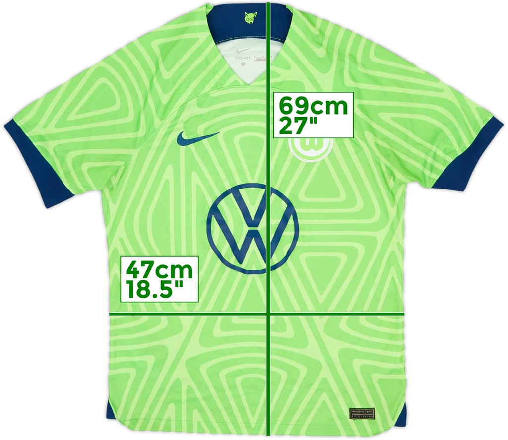 2022-23 Wolfsburg Home Shirt - 8/10 - (M)