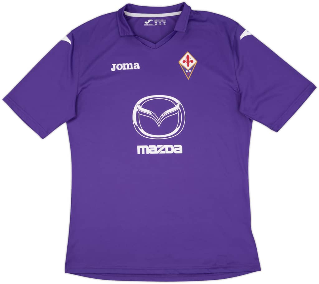 2013-14 Fiorentina Basic Home Shirt - 8/10 - (XL)