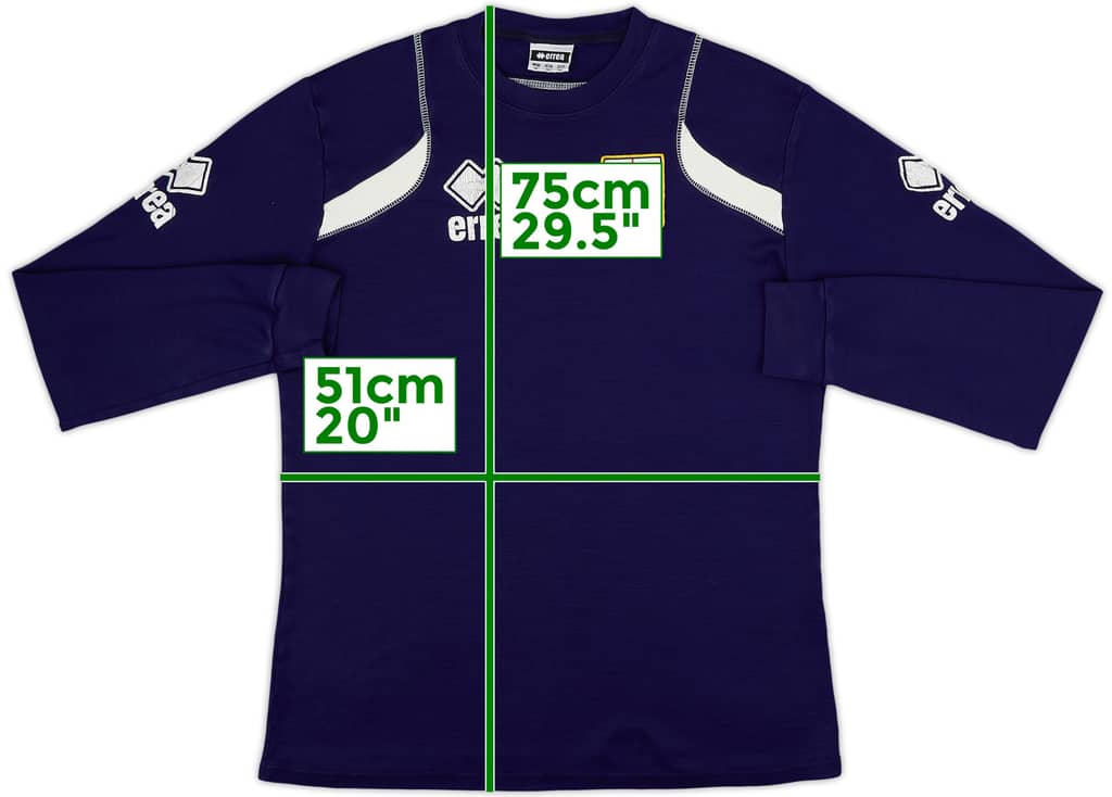 2007-08 Genoa Errea Training Top - 5/10 - (XL)