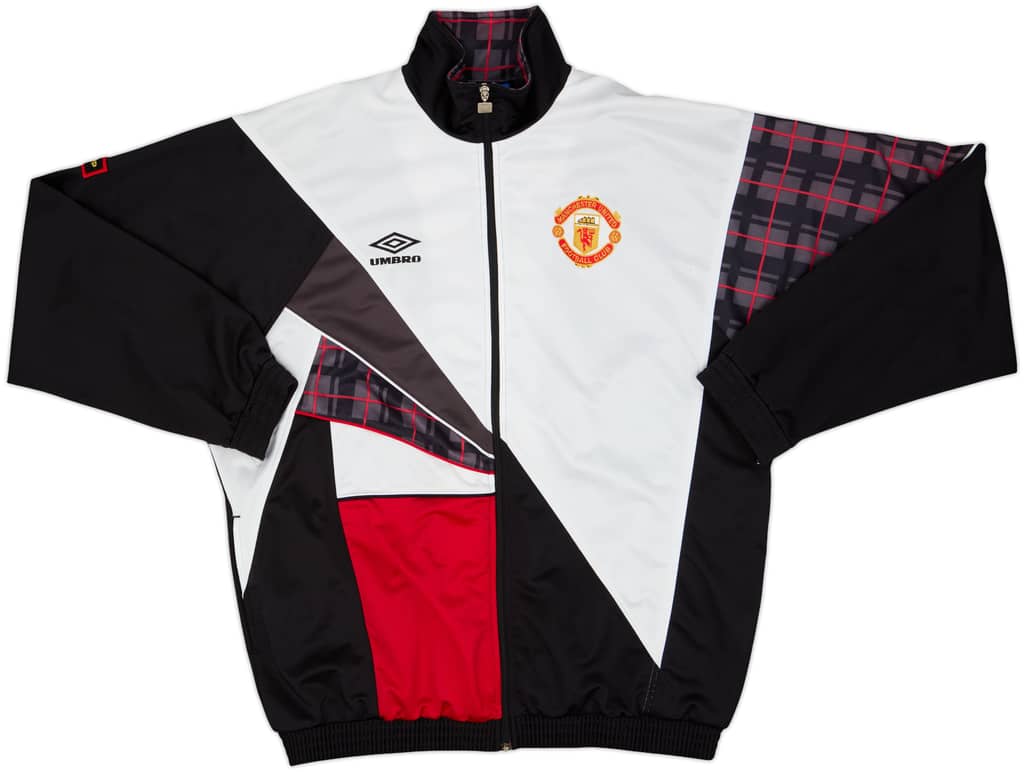 1992-93 Manchester United Umbro Track Jacket - 7/10 - (L)
