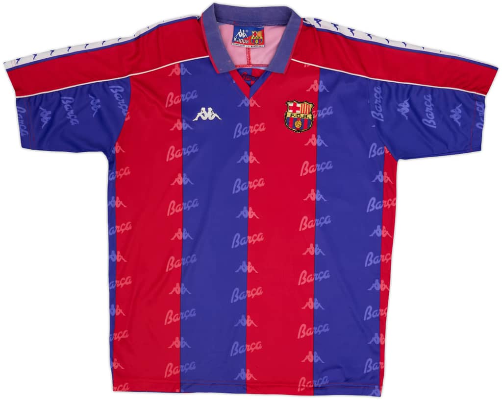 1992-95 Barcelona Home Shirt - 7/10 - (L)