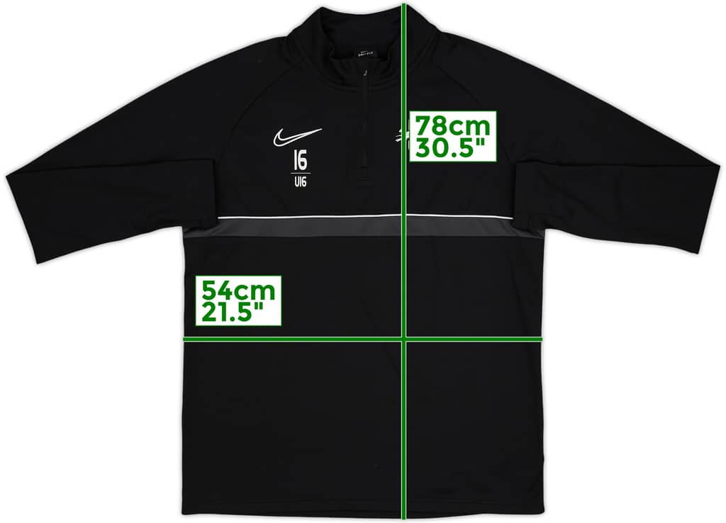 2021-22 RB Leipzig Youth Player Issue Nike 1/4 Zip Drill Top #16 - 8/10 - (L)