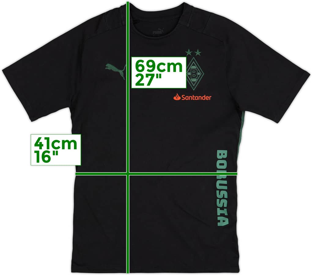 2018-19 Borussia Monchengladbach Puma Cotton Tee - 8/10 - (S)