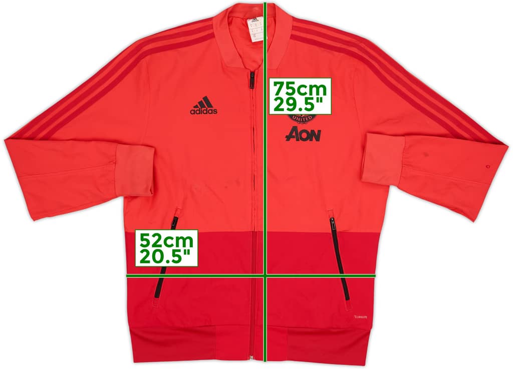 2018-19 Manchester United adidas Track Jacket - 5/10 - (M)